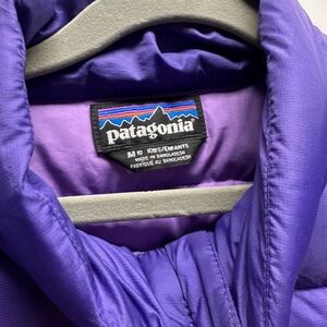 Patagonia Kids Purple Puffer Jacket